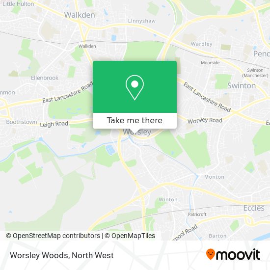 Worsley Woods map
