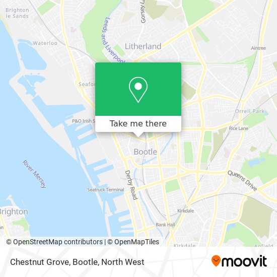 Chestnut Grove, Bootle map