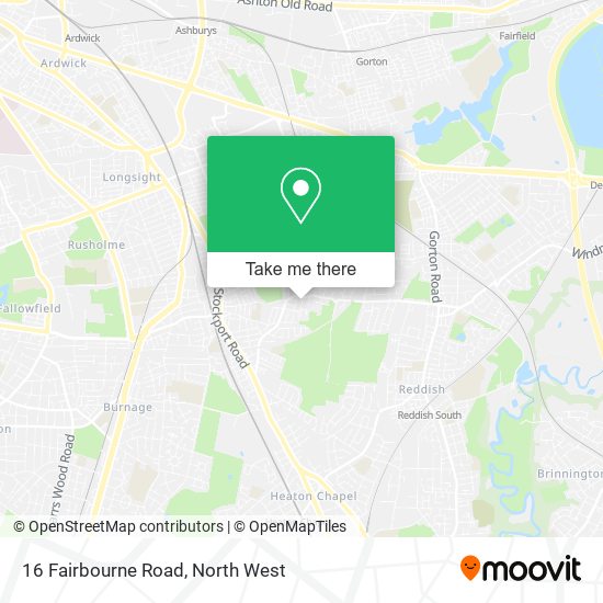 16 Fairbourne Road map