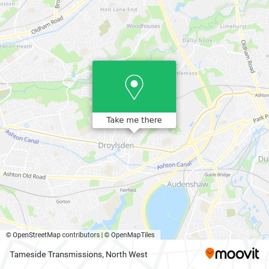 Tameside Transmissions map