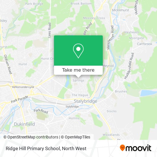 Ridge Hill Primary School map