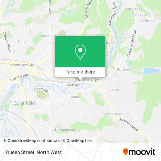 Queen Street map