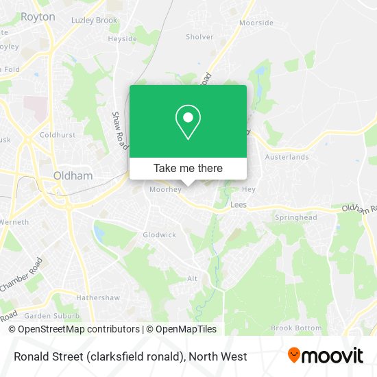 Ronald Street (clarksfield ronald) map