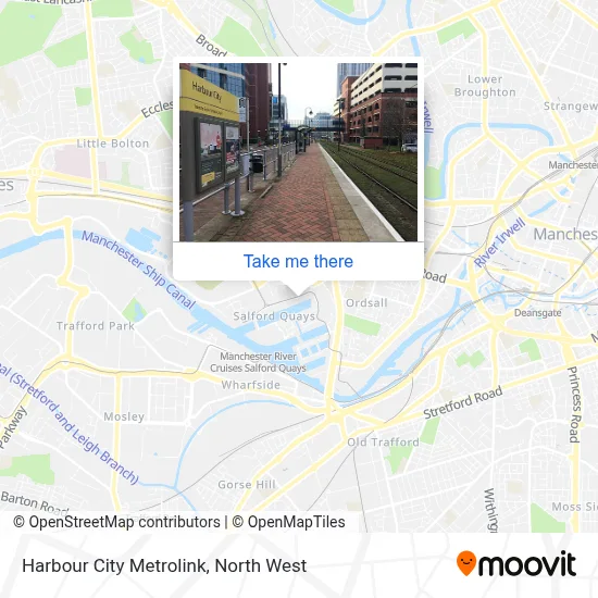 How to Get to Harbour City Metrolink in Salford by Bus, Light Rail or ...