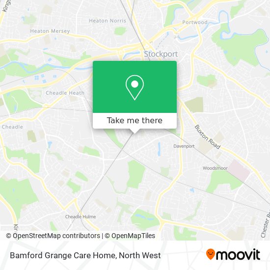 Bamford Grange Care Home map