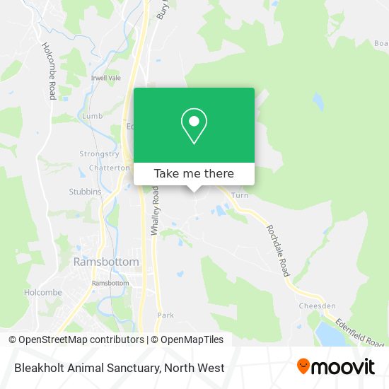 Bleakholt Animal Sanctuary map