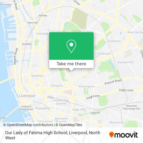 Our Lady of Fatima High School, Liverpool map