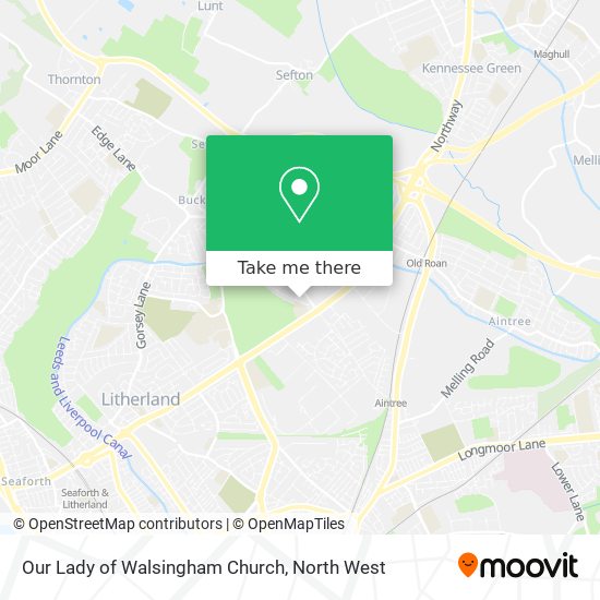 Our Lady of Walsingham Church map