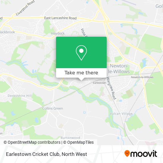 Earlestown Cricket Club map