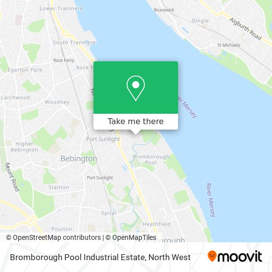 Bromborough Pool Industrial Estate map