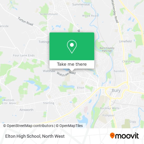 Elton High School map