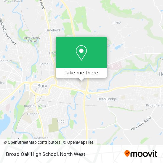 Broad Oak High School map