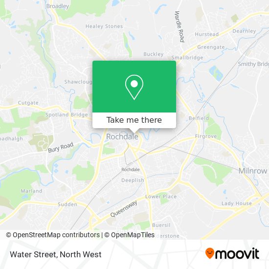 Water Street map