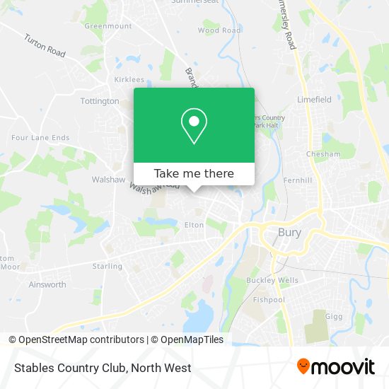 Stables Country Club map