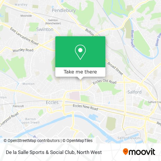 De la Salle Sports & Social Club map