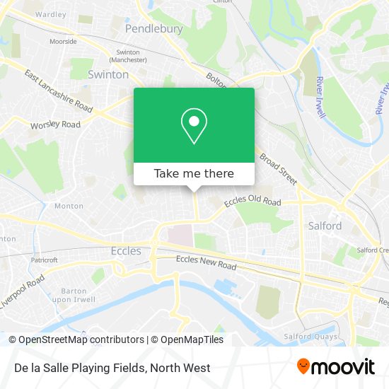 De la Salle Playing Fields map
