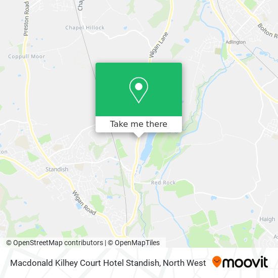 Macdonald Kilhey Court Hotel Standish map