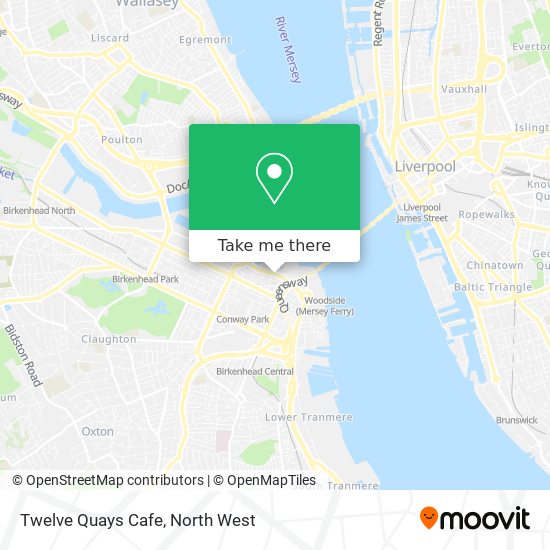 Twelve Quays Cafe map