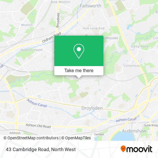 43 Cambridge Road map