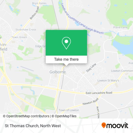 St Thomas Church map