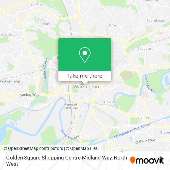 Golden Square Shopping Centre Midland Way map