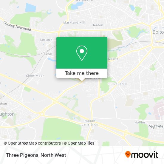 Three Pigeons map