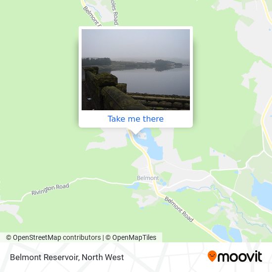 Belmont Reservoir map