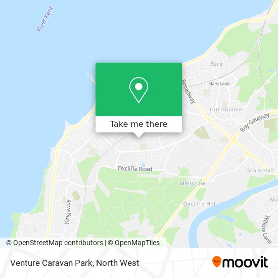 Venture Caravan Park map