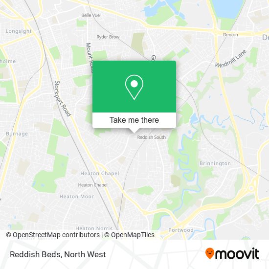 Reddish Beds map