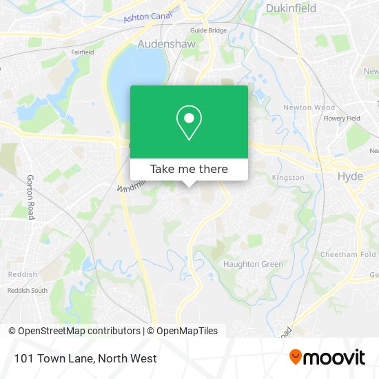 101 Town Lane map