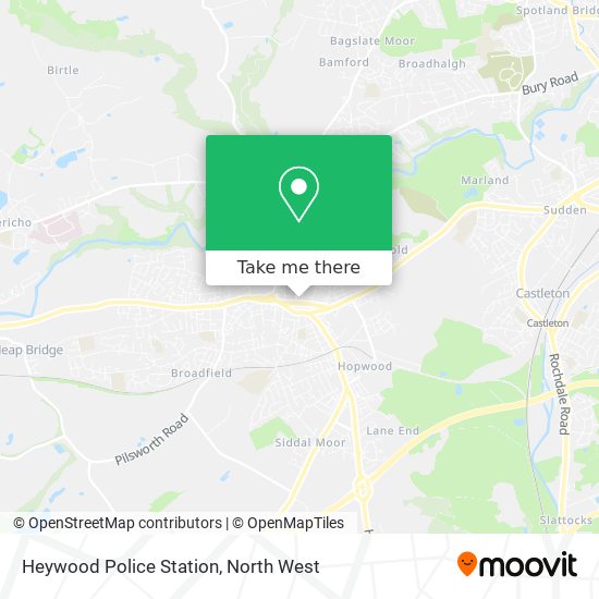 Heywood Police Station map