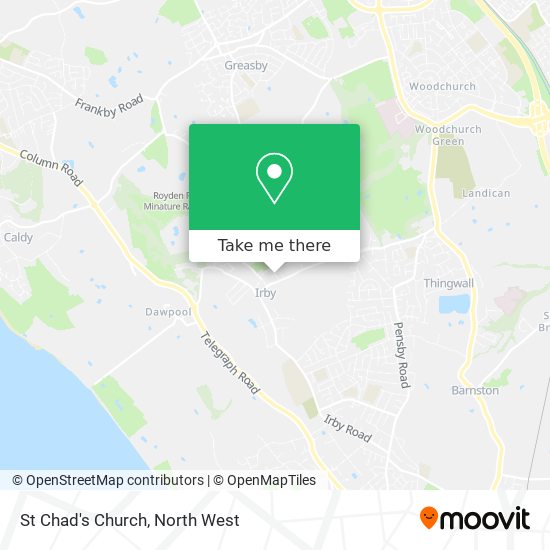 St Chad's Church map