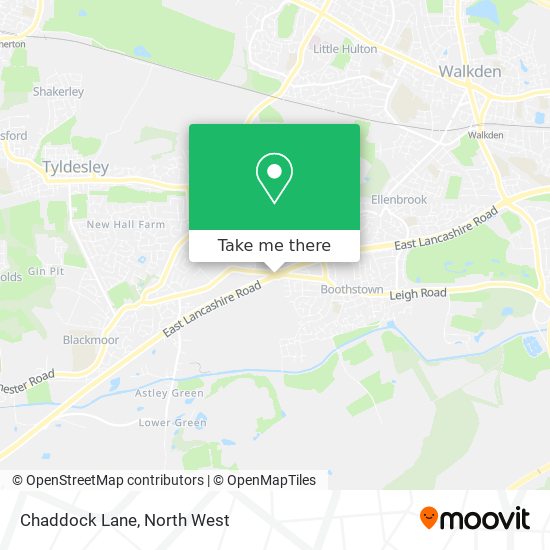Chaddock Lane map