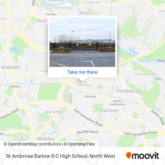 St Ambrose Barlow R C High School map