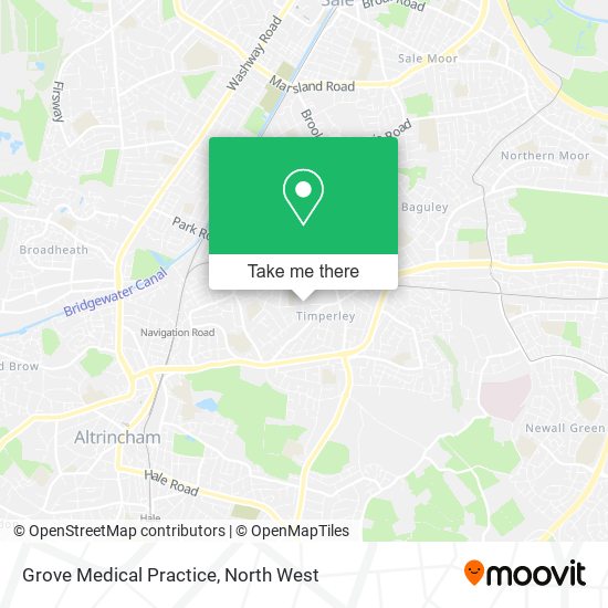 Grove Medical Practice map