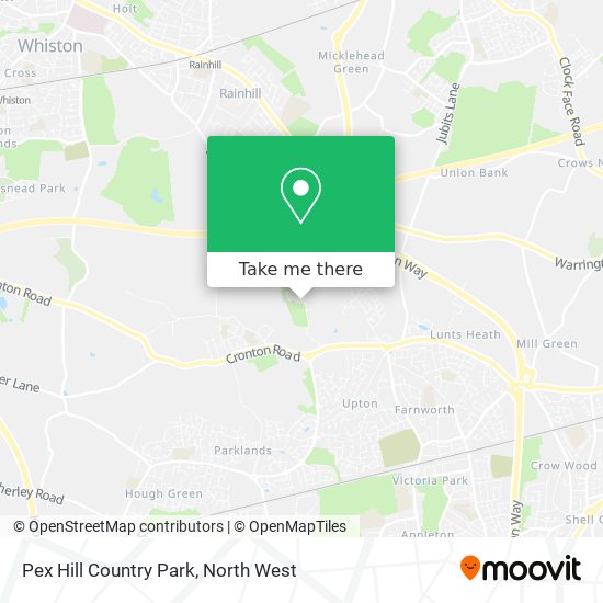 Pex Hill Country Park map