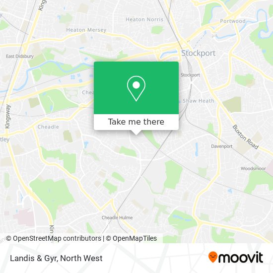 Landis & Gyr map