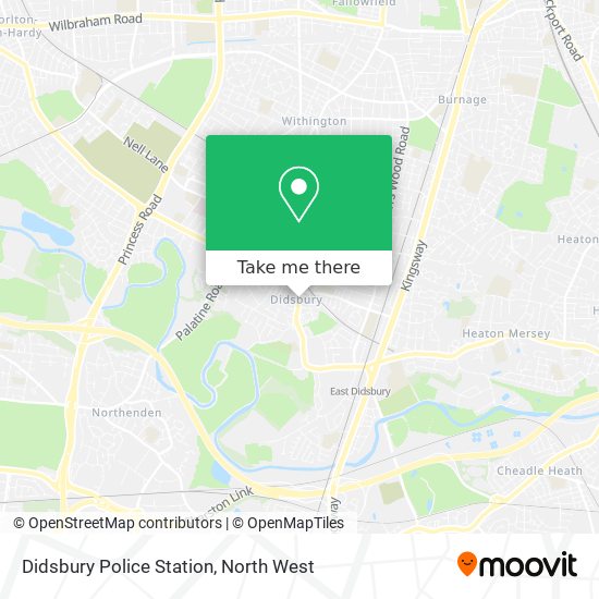 Didsbury Police Station map