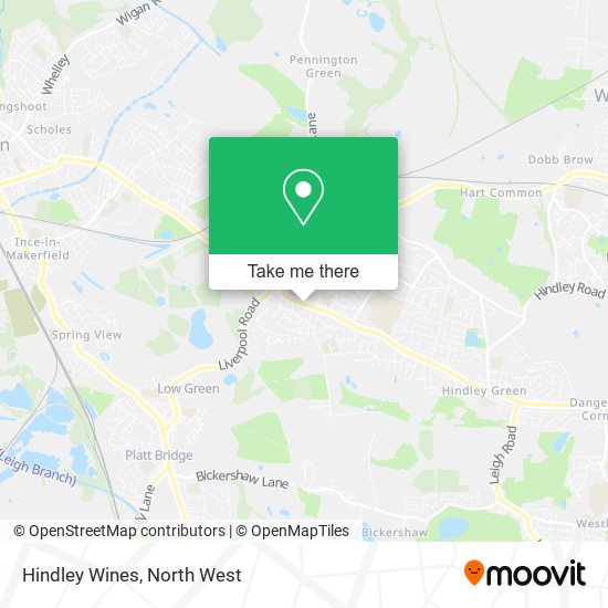 Hindley Wines map