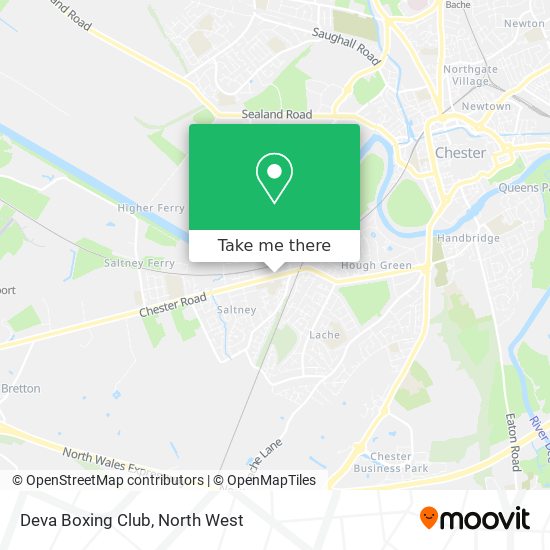 Deva Boxing Club map