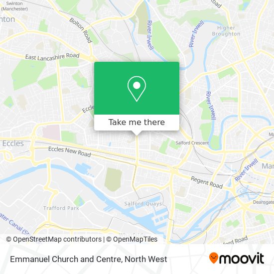 Emmanuel Church and Centre map