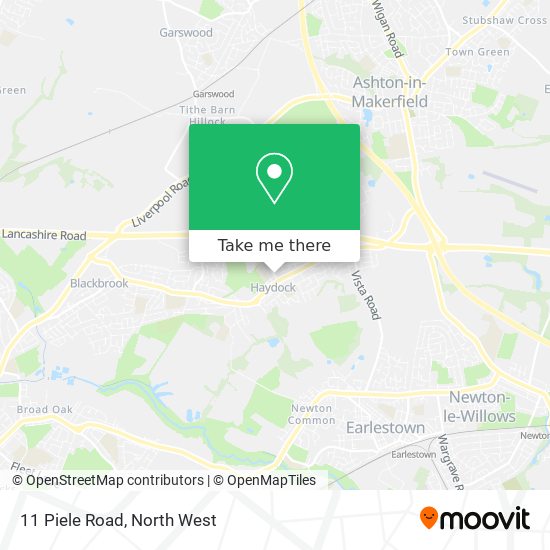 11 Piele Road map