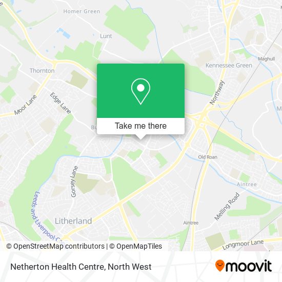 Netherton Health Centre map