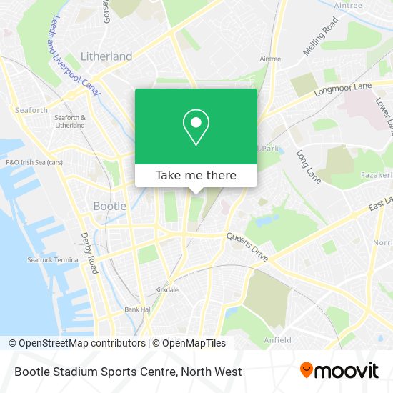 Bootle Stadium Sports Centre map