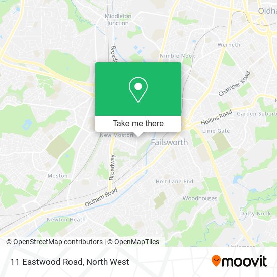 11 Eastwood Road map