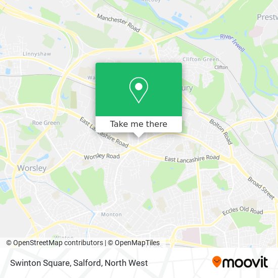 Swinton Square, Salford map