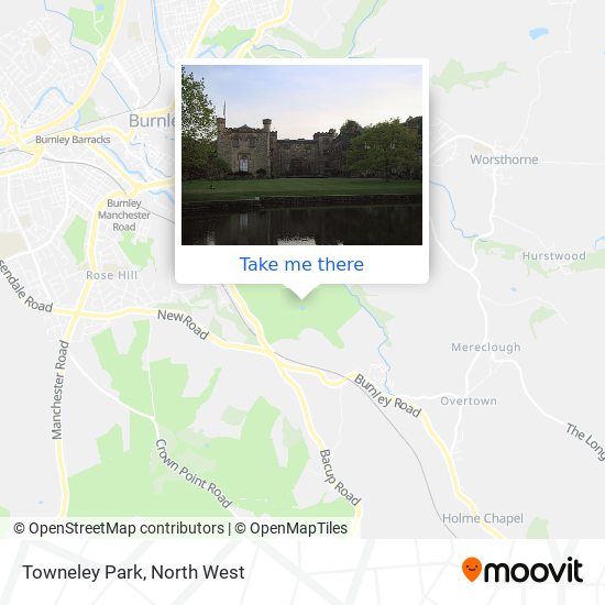 Towneley Park map