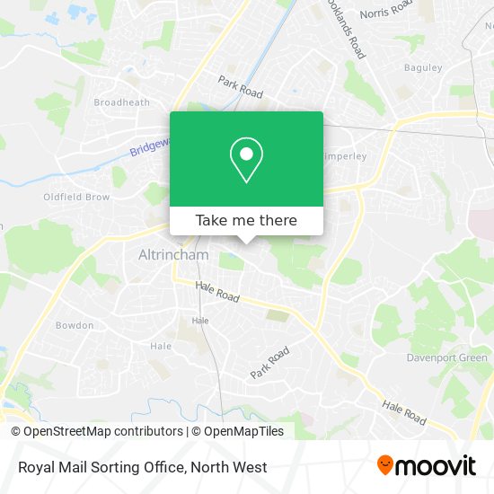 Royal Mail Sorting Office map