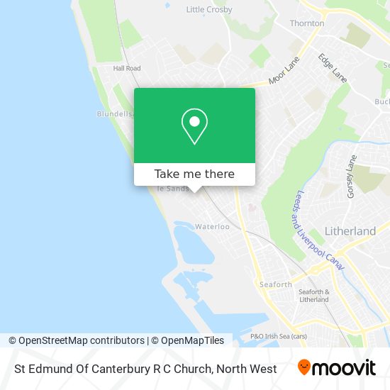 St Edmund Of Canterbury R C Church map