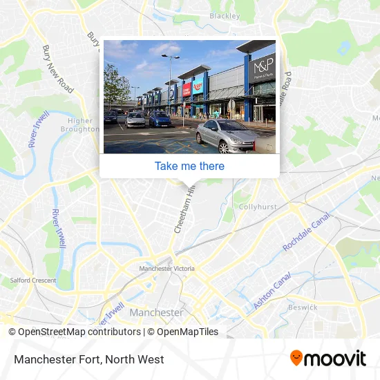 Manchester Fort map